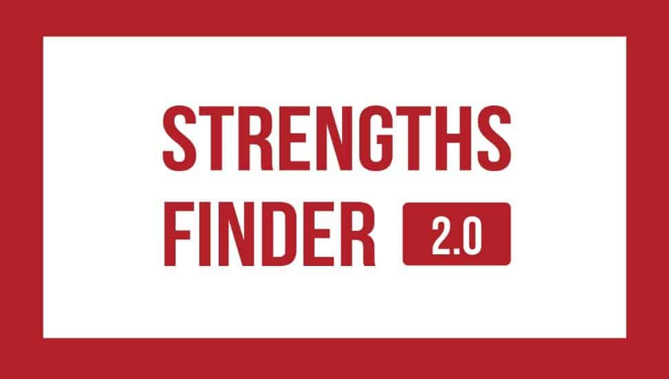 Strengths Finder Clifton Strengths red box